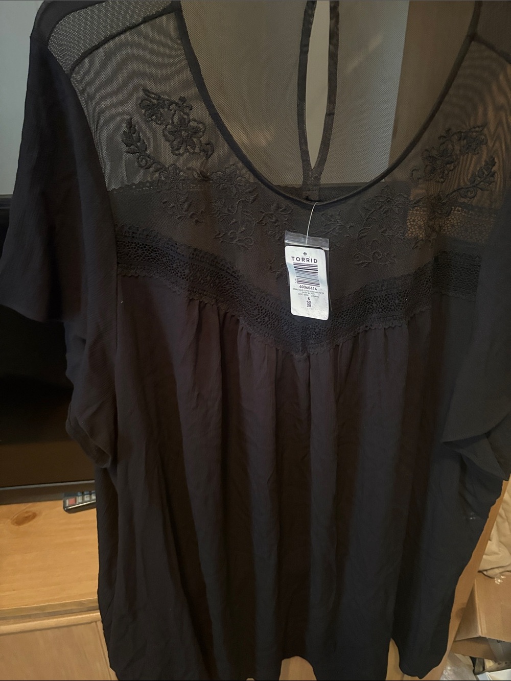 torrid Black Blouse